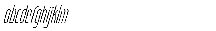 Bratva Narrow Slant FONT