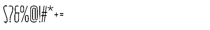 Bratva Narrow Font OTHER CHARS