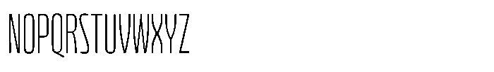 Bratva Narrow Font UPPERCASE