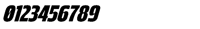 Bratva Semi Bold Slant Font OTHER CHARS
