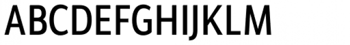 Brava Sans Condensed Semi Bold Font UPPERCASE
