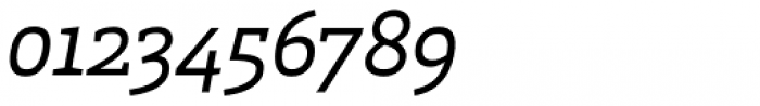 Brava Slab Regular Italic Font OTHER CHARS