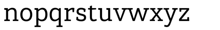 Brava Slab Regular Font LOWERCASE
