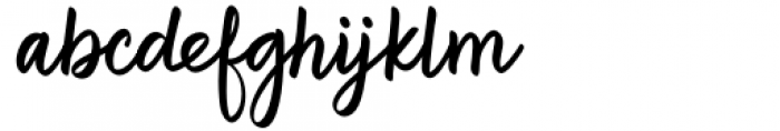 Brave Youthquakes Regular Font LOWERCASE