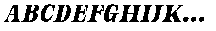 Bravellion Black Extra Condensed Italic Font UPPERCASE