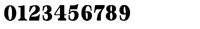 Bravellion Black Extra Condensed Font OTHER CHARS