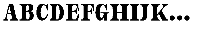 Bravellion Black Extra Condensed Font UPPERCASE