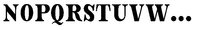 Bravellion Black Extra Condensed Font UPPERCASE