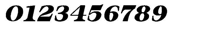 Bravellion Black Extra Expanded Italic Font OTHER CHARS