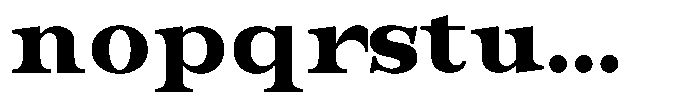 Bravellion Black Extra Expanded Font LOWERCASE