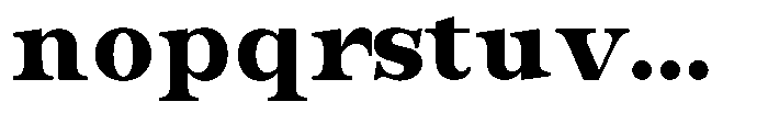 Bravellion Black Semi Expanded Font LOWERCASE