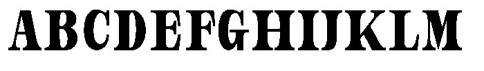 Bravellion Black Ultra Condensed Font UPPERCASE