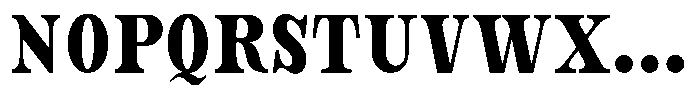 Bravellion Black Ultra Condensed Font UPPERCASE