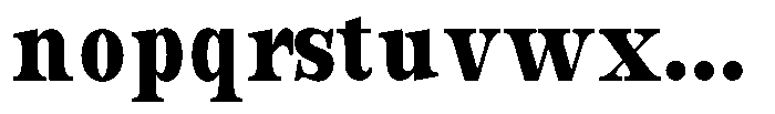 Bravellion Black Ultra Condensed Font LOWERCASE