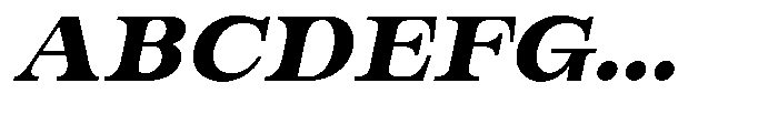 Bravellion Black Ultra Expanded Italic Font UPPERCASE