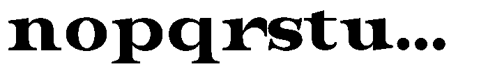 Bravellion Black Ultra Expanded Font LOWERCASE
