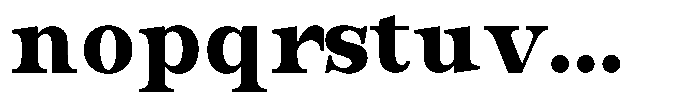 Bravellion Black Font LOWERCASE