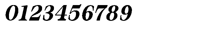Bravellion Bold Condensed Italic Font OTHER CHARS