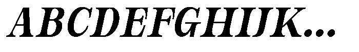Bravellion Bold Condensed Italic Font UPPERCASE