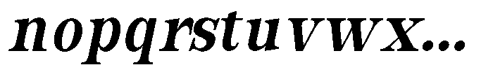 Bravellion Bold Extra Condensed Italic Font LOWERCASE