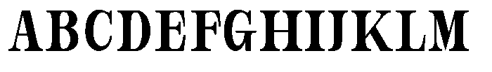 Bravellion Bold Extra Condensed Font UPPERCASE