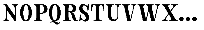Bravellion Bold Extra Condensed Font UPPERCASE