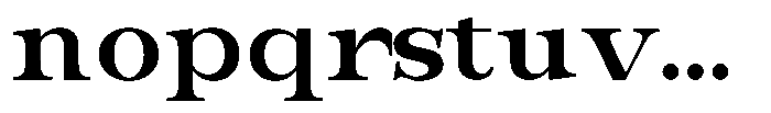 Bravellion Bold Extra Expanded Font LOWERCASE