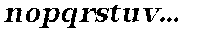 Bravellion Bold Italic Font LOWERCASE