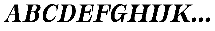 Bravellion Bold Semi Condensed Italic Font UPPERCASE