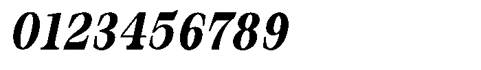 Bravellion Bold Ultra Condensed Italic Font OTHER CHARS