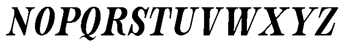 Bravellion Bold Ultra Condensed Italic Font UPPERCASE
