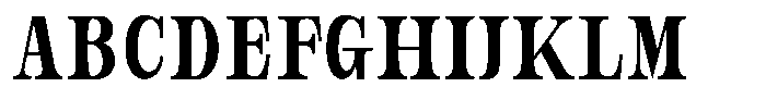Bravellion Bold Ultra Condensed Font UPPERCASE