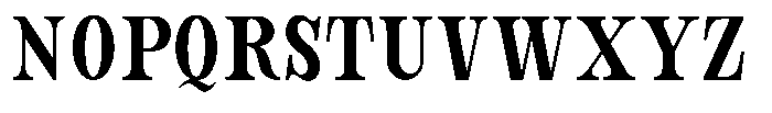 Bravellion Bold Ultra Condensed Font UPPERCASE