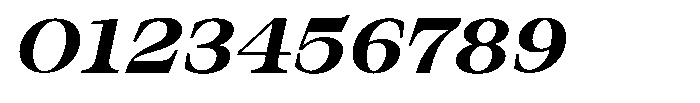 Bravellion Bold Ultra Expanded Italic Font OTHER CHARS