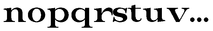 Bravellion Bold Ultra Expanded Font LOWERCASE