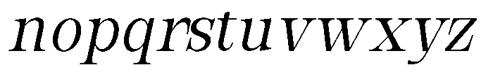 Bravellion Condensed Italic Font LOWERCASE