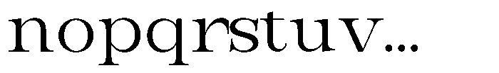 Bravellion Expanded Font LOWERCASE
