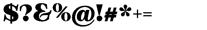 Bravellion Extra Black Expanded Font OTHER CHARS