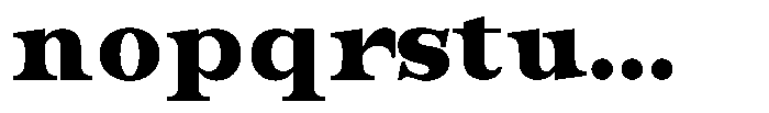 Bravellion Extra Black Expanded Font LOWERCASE