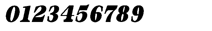 Bravellion Extra Black Extra Condensed Italic Font OTHER CHARS