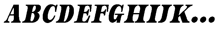 Bravellion Extra Black Extra Condensed Italic Font UPPERCASE