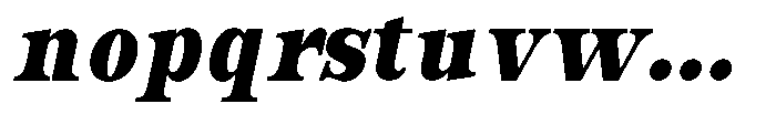 Bravellion Extra Black Extra Condensed Italic Font LOWERCASE