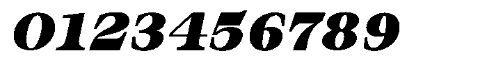 Bravellion Extra Black Extra Exp Italic Font OTHER CHARS