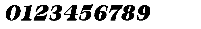 Bravellion Extra Black Italic Font OTHER CHARS