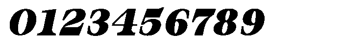 Bravellion Extra Black Sem Exp Italic Font OTHER CHARS