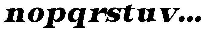 Bravellion Extra Black Sem Exp Italic Font LOWERCASE