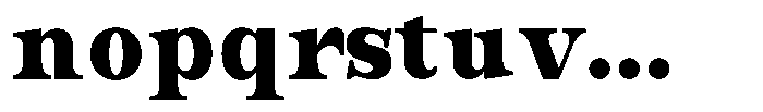 Bravellion Extra Black Semi Condensed Font LOWERCASE