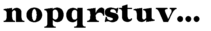 Bravellion Extra Black Semi Expanded Font LOWERCASE