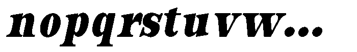 Bravellion Extra Black Ult Condensed Italic Font LOWERCASE