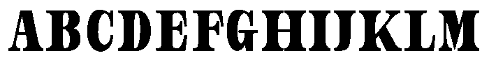 Bravellion Extra Black Ultra Condensed Font UPPERCASE